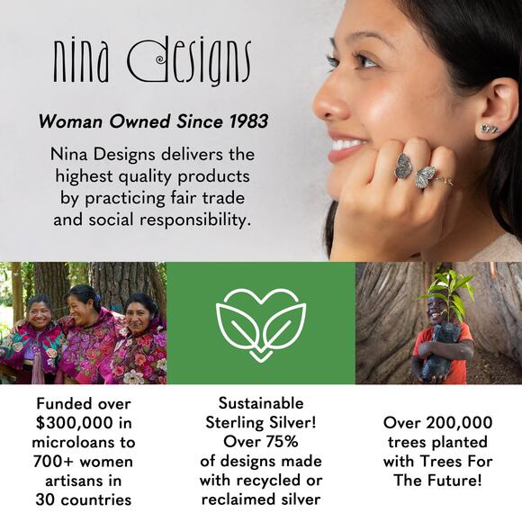 Artisan Sterling Silver Cat Wrap Ring Adjustable - Picture 5 of 5